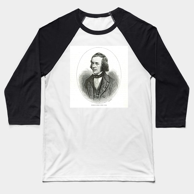 Charles Gavan Duffy 1816-1903, Irish radical & later Premier of Victoria  in Australia Baseball T-Shirt by artfromthepast